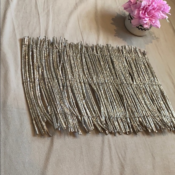Z Gallerie Dining Wood Twig Glitter Placemats Set Of Four Poshmark